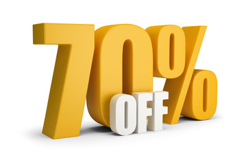 70 percent OFF