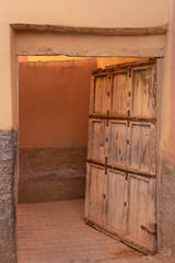 old wooden door