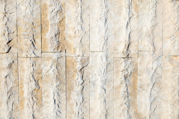 Wall lined with processed limestone background