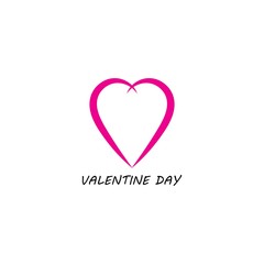 Love Logo Vector icon illustration design Template