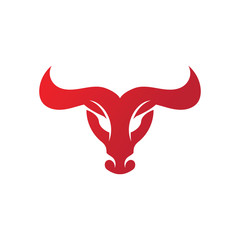 BULL Horn Logo Template vector icon illustration design