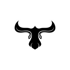 Fototapeta premium BULL Horn Logo Template vector icon illustration design