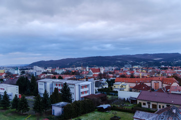 panorama Preszowa Słowacja 