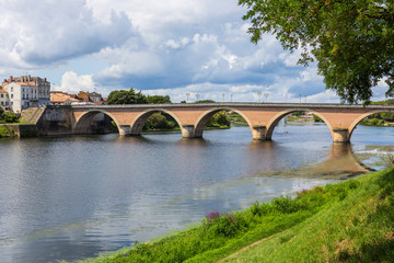Fototapeta na wymiar Old bridge of Bergerac