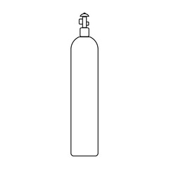 Gas cylinde icon.