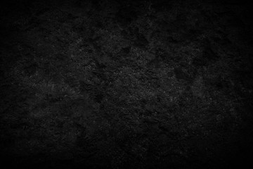 Black cement texture background with copy space