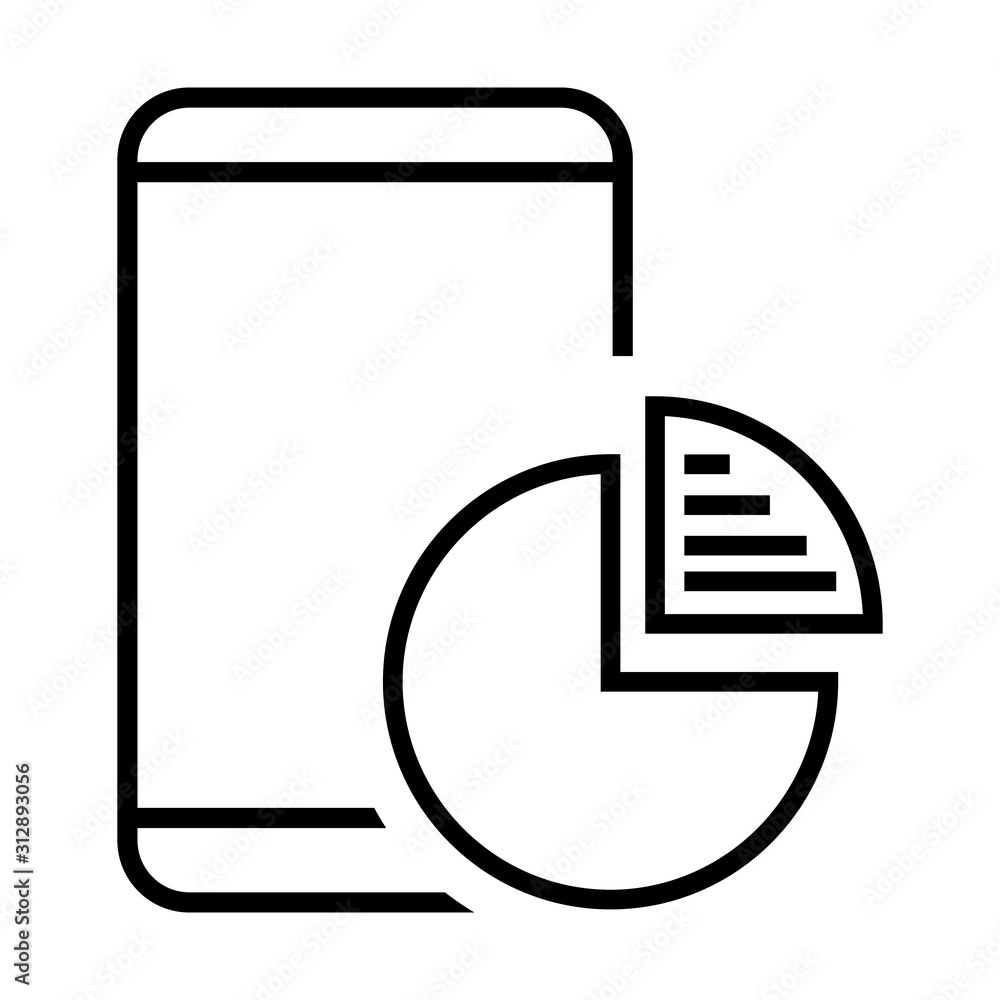 Aufkleber data analysis vector icon. analytics illustration sign. statistic symbol.