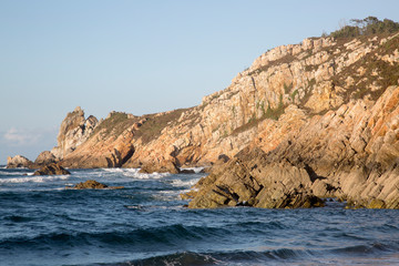 Fototapeta na wymiar Coastline at Barayo Beach, Asturias