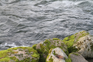 Fließender Bachlauf