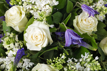 bouquet of flowers isolated on white