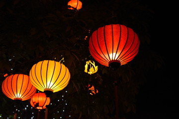 Colorful lanterns at night in Hoi An, Vietnam © Jennifer
