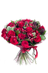 bouquet of flowers isolated on white