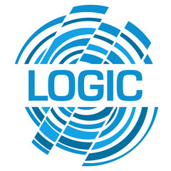 Logic Blue Circular Cut Pattern 
