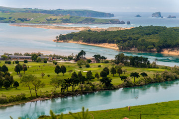 Obraz premium Naturpark - Nordspanien - Parque natural de las dunas