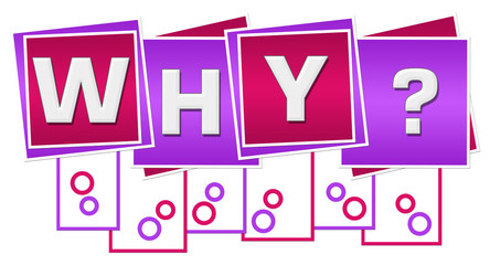 Why Pink Purple Squares Stripes Dots Bottom 