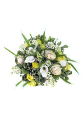 bouquet of flowers isolated on white