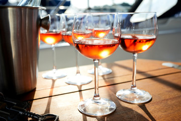 glasses of wine