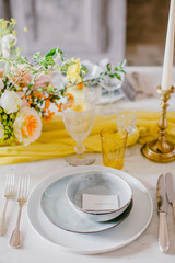 Table de mariage luxueuse