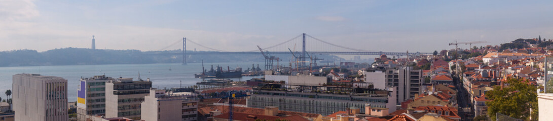 Panoramic of Lisbon