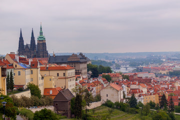 Obraz na płótnie Canvas Panoramic of Prague