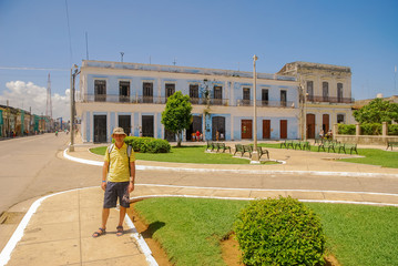 Man in Cardenas, Calle Calzada Cardenas is municipality and city in Matanzas Province of Cuba. Cardenas Main street