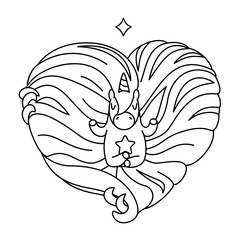 vector baby rainbow unicorn