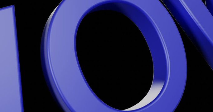Wow 3d text rotate torn with alpha channel