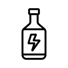 Target icon vector. A thin line sign. Isolated contour symbol illustration