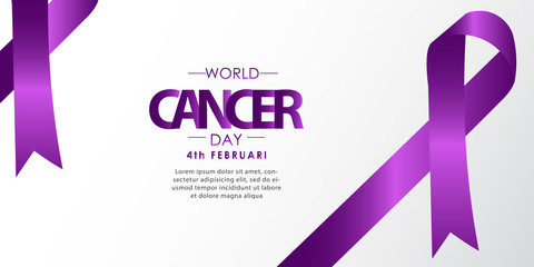 World Cancer Day For Celebrate Moment Background