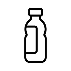 Target icon vector. A thin line sign. Isolated contour symbol illustration