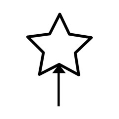 Balloon icon vector in white background