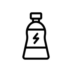 Target icon vector. A thin line sign. Isolated contour symbol illustration