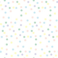 The vector seamless pattern. Cute colourful spot pattern. Vector for wallpaper, child apron, fabric, textile pattern. Endless print. Background illustration vector.