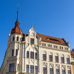 Fototapeta na wymiar Altbau in der Altstadt von Görlitz, Sachsen, Deutschland