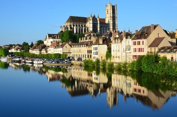 Fototapeta na wymiar Auxerre, Frankreich
