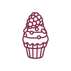 vector cute cupcake sweets art