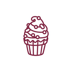 vector cute cupcake sweets art