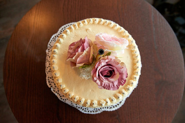 traditional wedding cake dessert