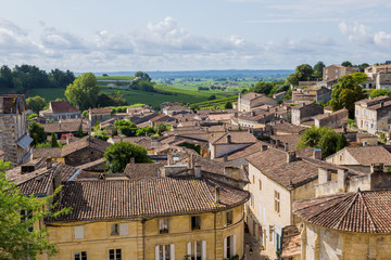 Naklejka premium view of saint emilion