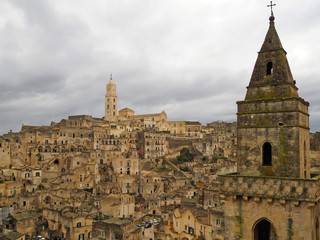 A day of vacation in the ancient city of Matera in Italy