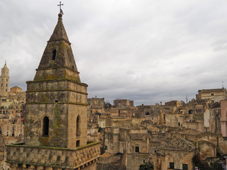 Fototapeta premium A day of vacation in the ancient city of Matera in Italy