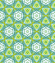 Geo Art. Endless Repeat Painting. 