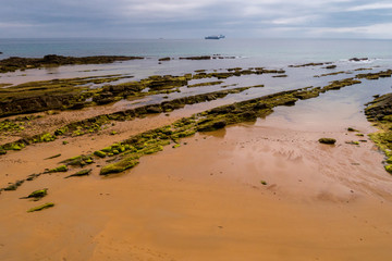 Playa la concha - Santander - bei Ebbe