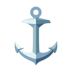 vector flat sea maritime icon Anchor