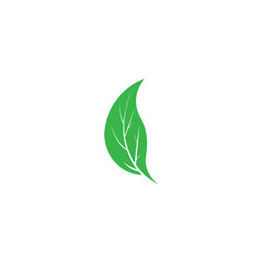Fototapeta premium Vegan Logo Template vector symbol