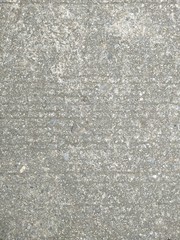 Cement road flooring with lines
