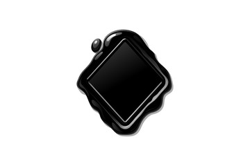 vector wax seal stamp shape