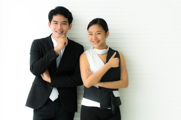 Couple team work concept