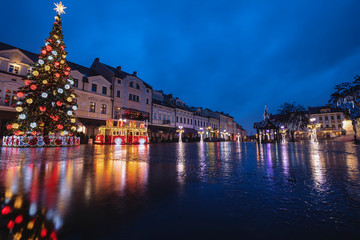 Rainy Christmas in Rzeszow