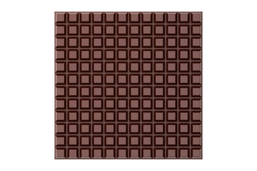 3Dレンダリングによる板チョコレートの背景用イラスト